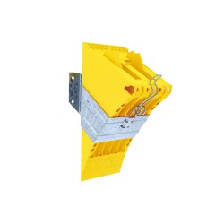 Soporte Galvanizado 46 para Cuña de ruedas, utilizado para almacenar de forma segura las cuña de ruedas.