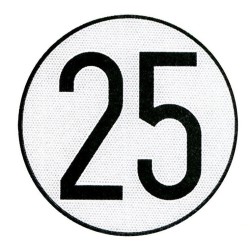 Placa de Velocidad V-4 homologadas para vehiculos