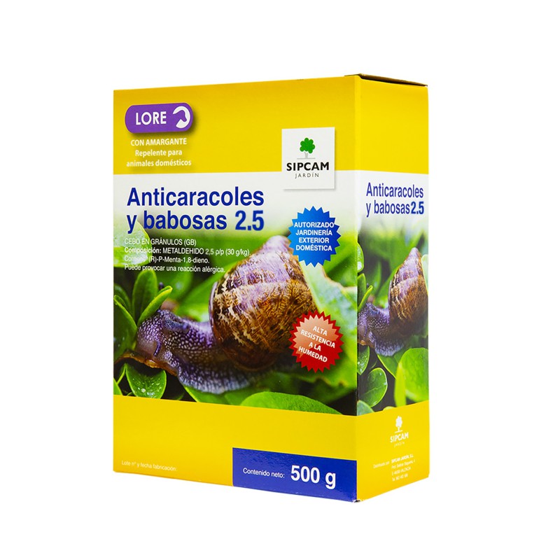 Anticaracoles y Babosas a base de metaldehido