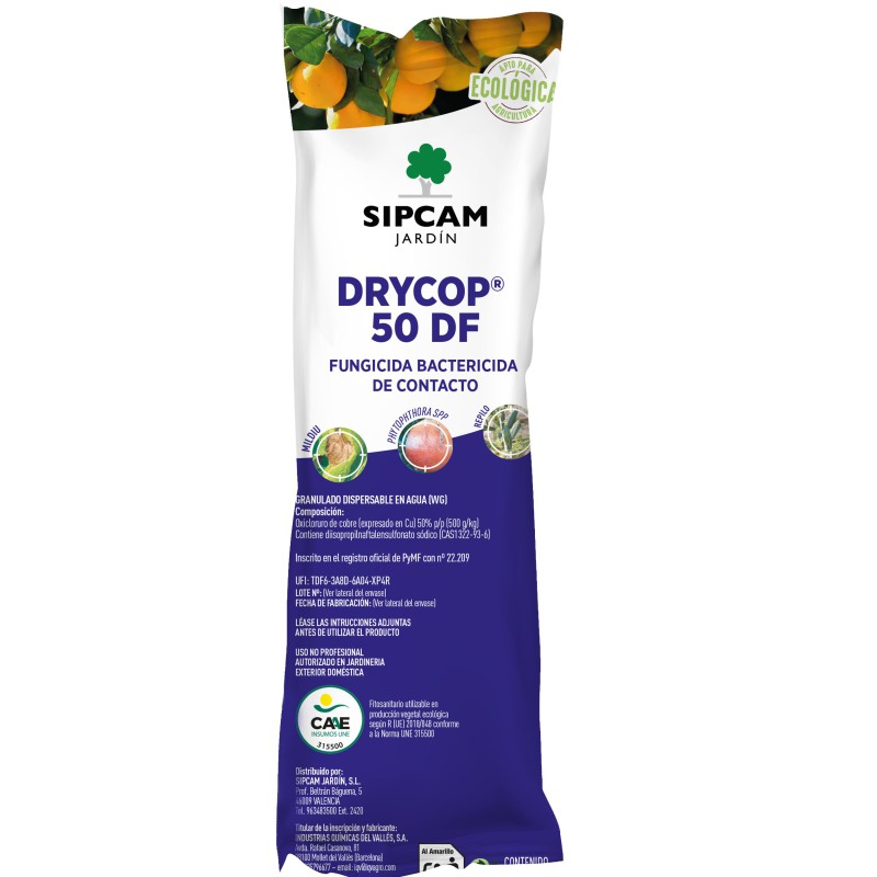 Drycop 50 Fungicida Ecologico de uso No Profesional
