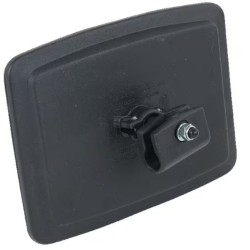 ESPEJO RETROVISOR CURVO 235 X 180 mm / VARILLA Ø 20