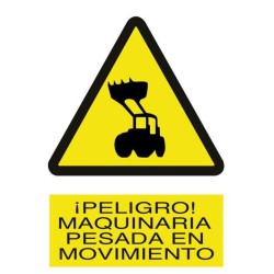 PELGRO MAQUINARIA PESADA EN MOVIMIENTO 297 X 210