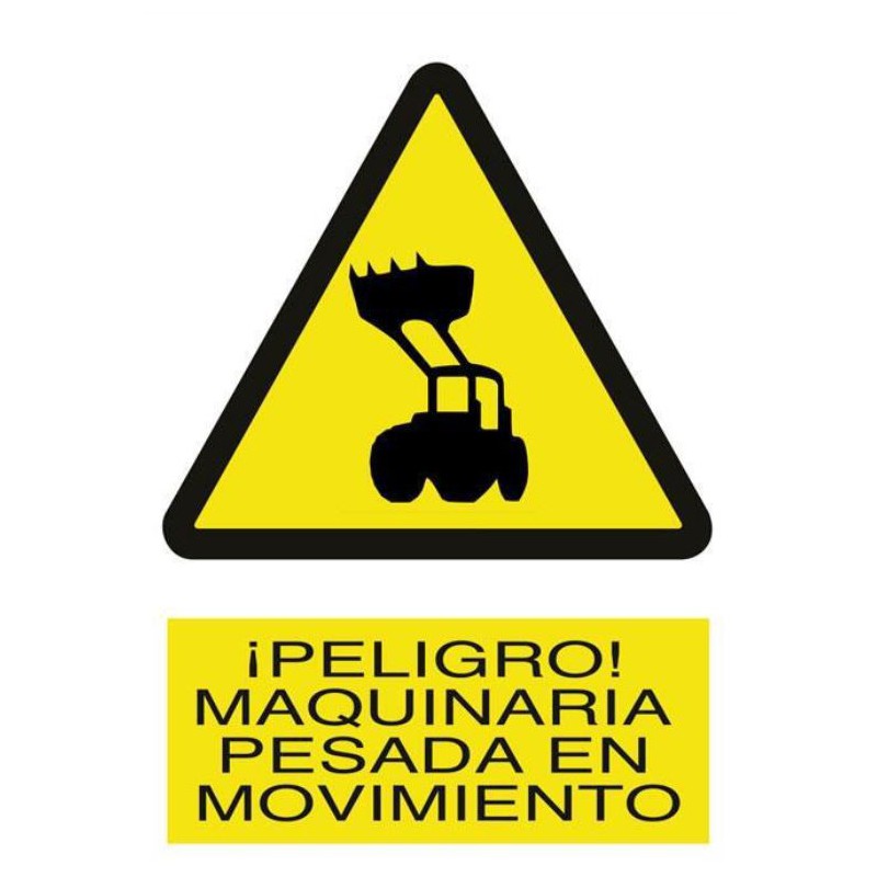 PELGRO MAQUINARIA PESADA EN MOVIMIENTO 297 X 210