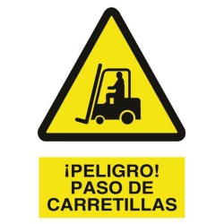 PELIGRO PASO DE CARRETILLAS 297 X 210