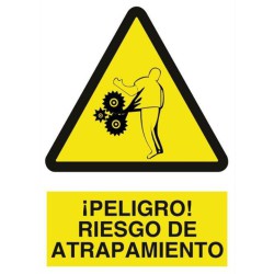 PELIGRO RIESGO DE ATRAPAMIENTO 297 X 210