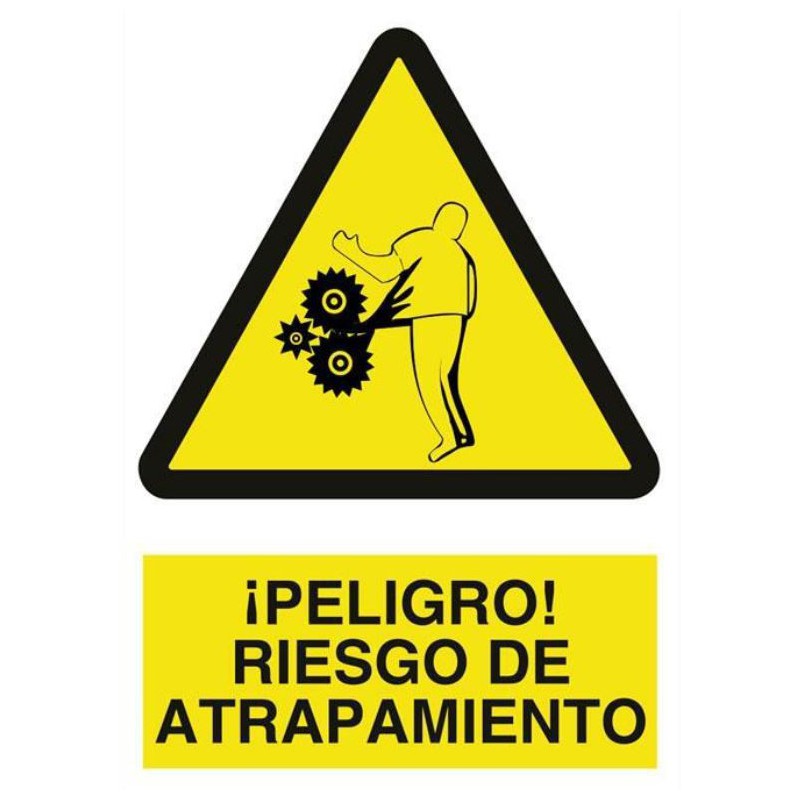 PELIGRO RIESGO DE ATRAPAMIENTO 297 X 210