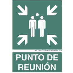 SEÑAL LUMINSCENTE PUNTO DE REUNION 297 X 210 mm