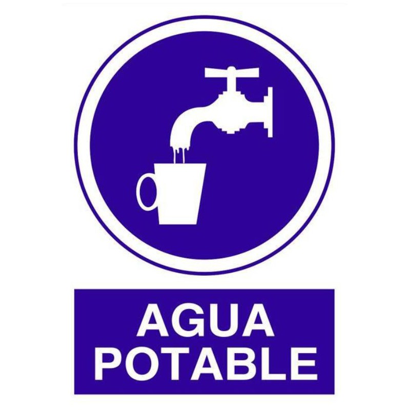 SEÑAL AGUA POTABLE 297 X 210 mm