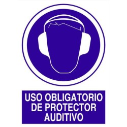 USO OBLIGATORIO DE PROTECTOR AUDITIVO 297 X 210 mm