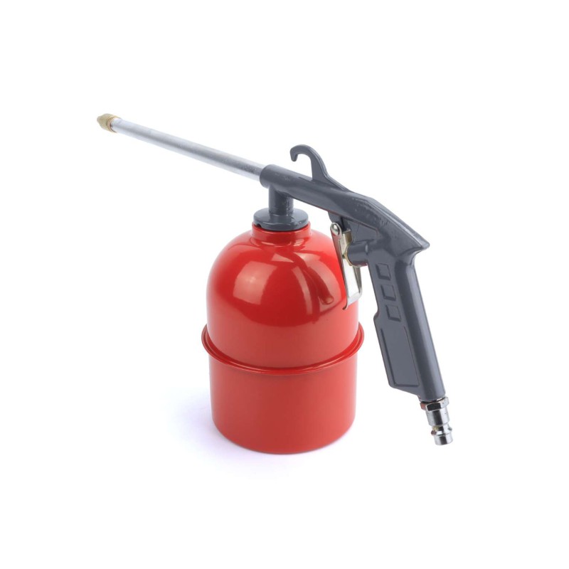 Pistola con deposito de 1000 ml para petroleado y lavado con productos de limpieza