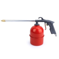 Pistola con deposito de 1000 ml para petroleado y lavado con productos de limpieza