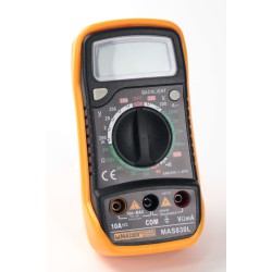 Multimetro Digital / Medidor de Voltaje y Corriente. Con Retroiluminacion