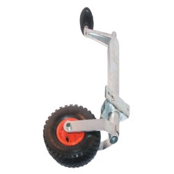 Rueda Jockey  tubo 48 mm y capacidad 15 kg.
