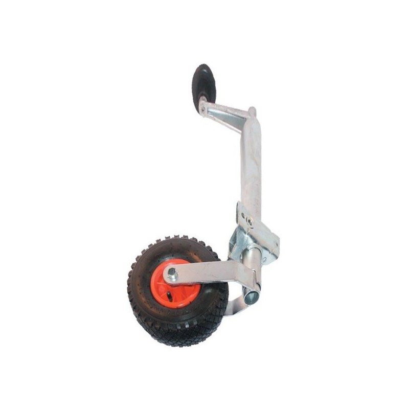 Rueda Jockey  tubo 48 mm y capacidad 15 kg.