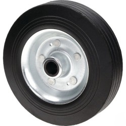 RUEDA GOMA CON METAL 200 X 50 Ø CENTRAL 20