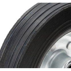 RUEDA GOMA CON METAL 200 X 50 Ø CENTRAL 20