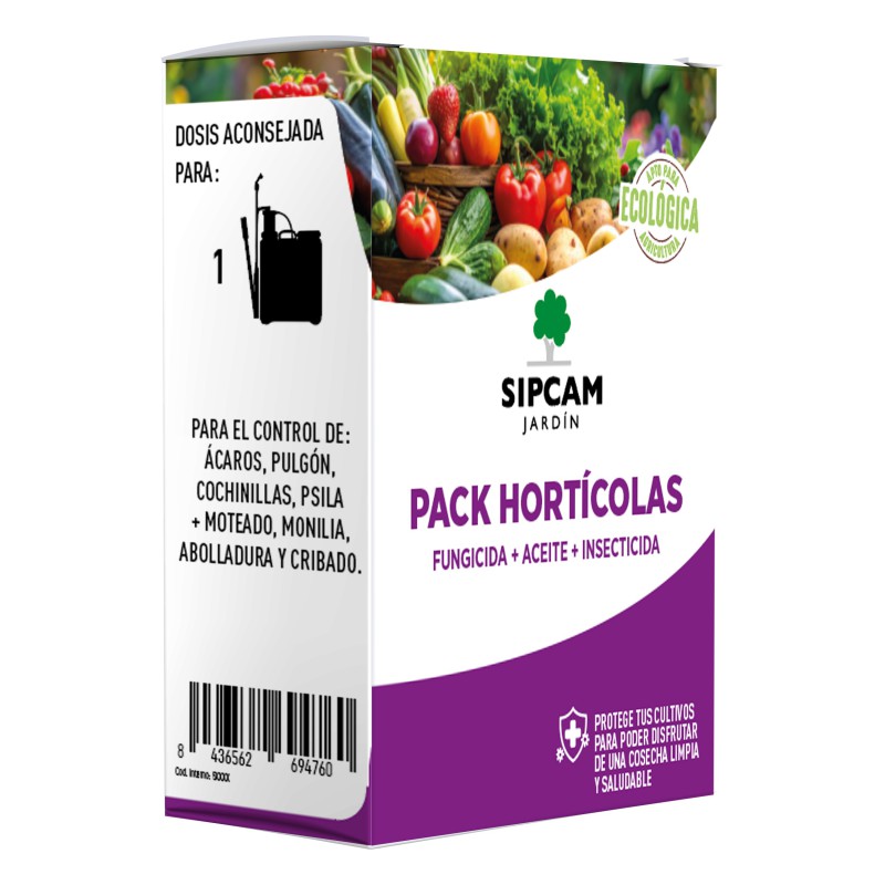 Pack Tratamiento Hortícolas Auranciel + Azufre 80% WG | Control Oídio, Mosca Blanca y Araña Roja