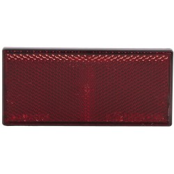 Catadióptrico Rectangular Adhesivo 106x50 mm Homologado - Rojo Ámbar Blanco