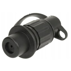 Enchufe Macho 3 Polos 12/24V Plástico
