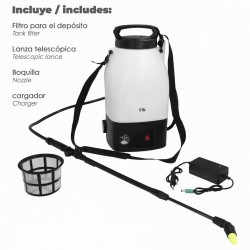 Sulfatadora 5 Litros Batería Litio 12V