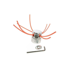 Cabezal de Aluminio Multihilo con Tornillo Lateral para Desbrozadora – Universal 4-8 Hilos