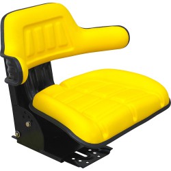 Asiento Tractor Universal PVC Amarillo – Regulable 60-130 kg