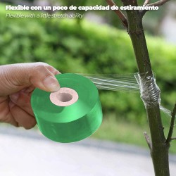 Cinta Injertar Elástica 3cm x 100m - Cinta PVC para Injertos Frutales
