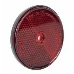 Catadióptrico Redondo 60mm con Adhesivo Sin Tornillo Homologado - Rojo Ámbar Blanco