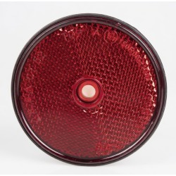 Catadióptrico Redondo 60mm con Adhesivo Sin Tornillo Homologado - Rojo Ámbar Blanco