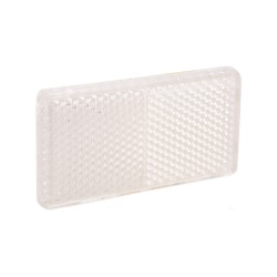 Catadióptrico Rectangular Adhesivo 71x35 mm Homologado - Rojo Ámbar Blanco