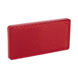Catadióptrico Rectangular Adhesivo 94 x 44 mm Homologado - Rojo Ámbar Blanco