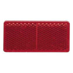 Catadióptrico Rectangular Adhesivo 94 x 44 mm Homologado - Rojo Ámbar Blanco