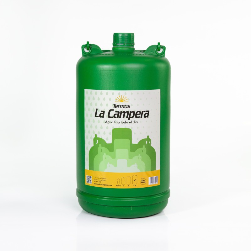 Termo La Campera 4,5 litros - Bidón Térmico Triple Capa | Agua Fría Todo el Día