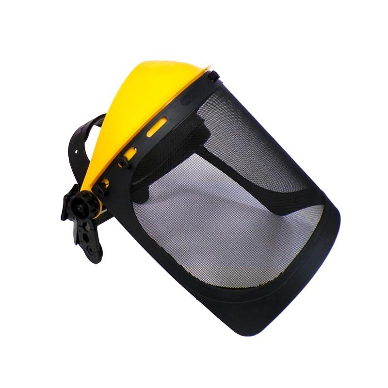 Pantalla Visor Metálico | Protección Facial Malla Metálica para Desbroce y Talleres